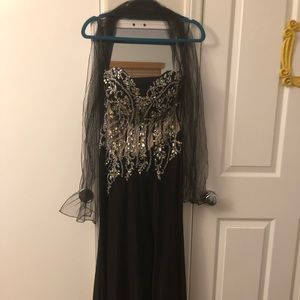 Corset prom dress